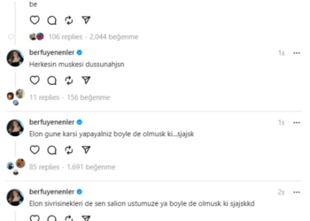 Berfu Yenenler'in Threads paylaşımları eşi Eser'i sinirlendirdi