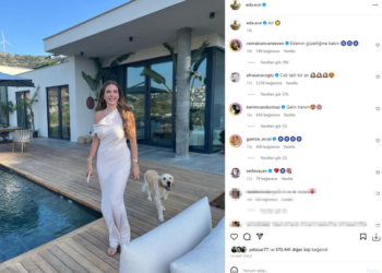 Çiçeği burnunda gelin Eda Ece balayından ilk pozunu paylaştı