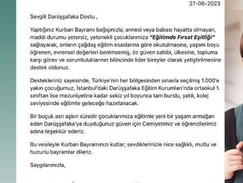 Darüşşafaka'ya bağış yapan Kerem Bürsin, 8 yıl boyunca bin öğrenciye tam burs verecek