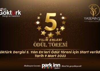Göktürk Dergisi 5. Yılın En’leri Ödül Töreni için Start verildi. Tarih 9 Mart 2023