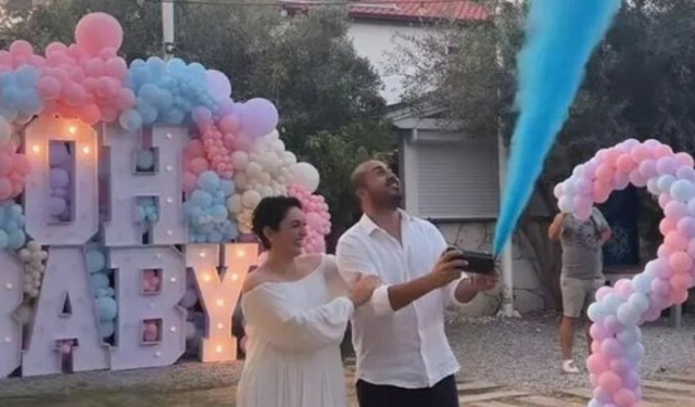 İlk bebeğine hamile olan Ezgi Mola'nın erkek bebeği olacak