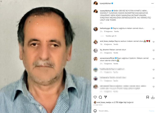 İzzet Yıldızhan'ın ağabeyi hayatını kaybetti