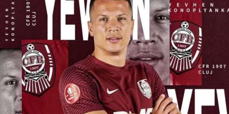 Adana Demirspor'un rakibi CFR Cluj, Yevhen Konoplyanka'yı aldı