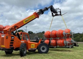 Teksas-Meksika sınırına yüzen bariyer kurulumuna başlandı