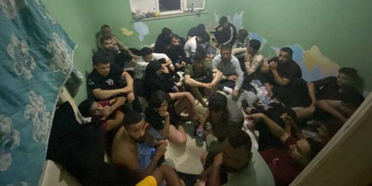 Eş zamanlı operasyonda 53 kaçak göçmen yakalandı
