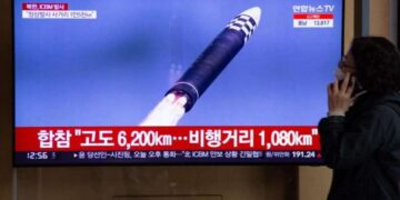North Korea fires long-range ballistic missile into East Sea