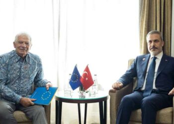 Dışişleri Bakanı Fidan, AB Yüksek Temsilcisi Borrell ile bir araya geldi