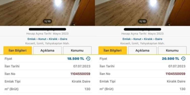 Evin kirası aynı hafta içinde 2 bin lira yükseldi: ‘Bu kadar serbest olmamalı’