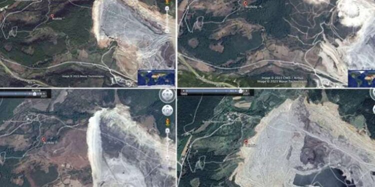 Akbelen'deki ağaç katliamının uydu görüntüleri ortaya çıktı!