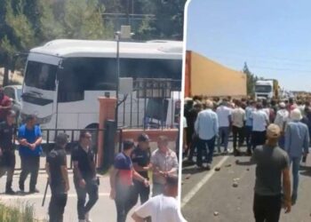 Elektrik kesintilerine karşı yol kapatma eylemi yapan 17 çiftçi adliyeye sevk edildi