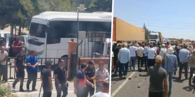 Elektrik kesintilerine karşı yol kapatma eylemi yapan 17 çiftçi adliyeye sevk edildi