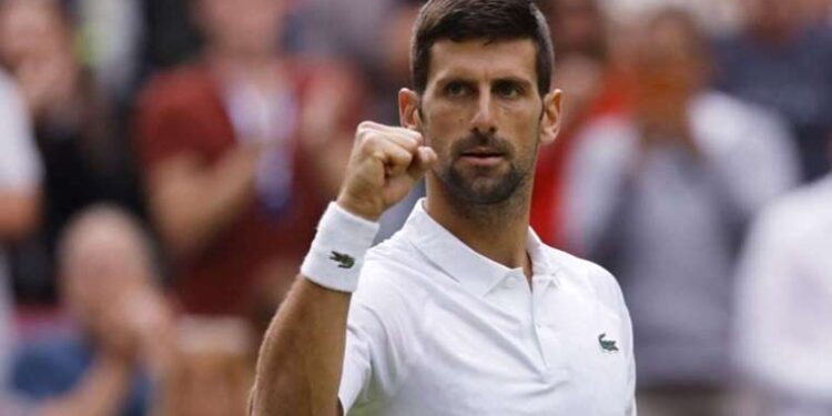 Wimbledon'da Novak Djokovic finale yükseldi