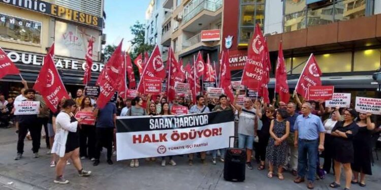 TİP'ten zam protestosu: Bir avuç asalak zenginliğine zenginlik katmaya devam ediyor