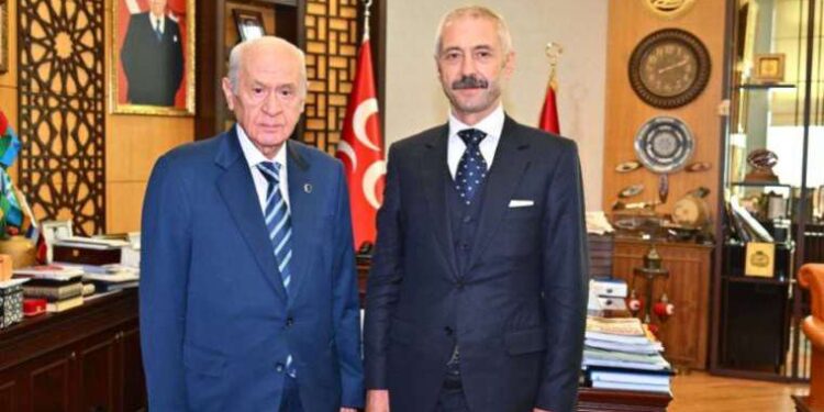Cezaevinden çıkan Sedat Şahin'den Bahçeli’ye ziyaret