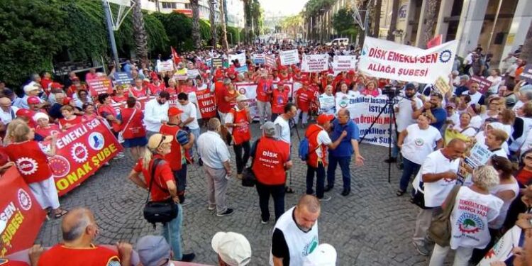 Akbelen’de ağaç kesimine karşı insan zinciri