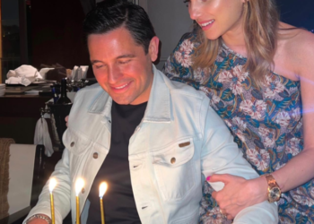 Nazlı Sabancı eşi Hacı Sabancı'nın doğum gününü kutladı, herkes pastaya takıldı