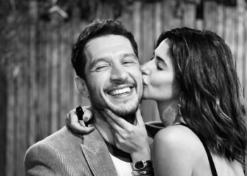 Nesrin Cavadzade Uraz Kaygılaroğlu'nu öpücüklere boğdu! Paylaştığı video sosyal medyayı karıştırdı