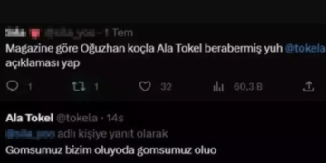 Oğuzhan Koç ile görüntülenen Ala Tokel sessizliğini bozdu: Komşuyuz