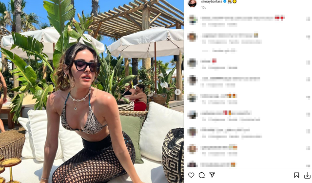 Ömer dizisinin Süreyya'sı Simay Barlas, bikinili pozlarıyla kendine hayran bıraktı