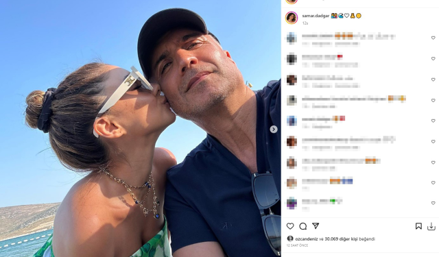 Özcan Deniz ve eşi Samar Dadgar'dan bebek iddialarına sessizlik