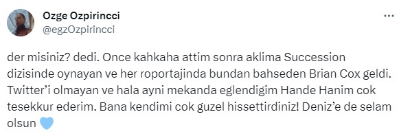 Özge Özpirinçci, kendisine küfür etmesini isteyen hayranının isteğini geri çevirmedi