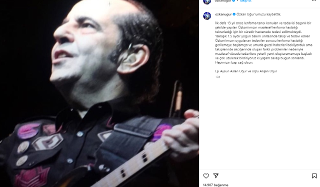 Özkan Uğur'un ailesinden ilk açıklama: Hepimizin başı sağ olsun