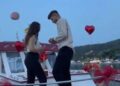 Ordu'da evlenme teklifi sırasında yüzüğü denize düşürdü