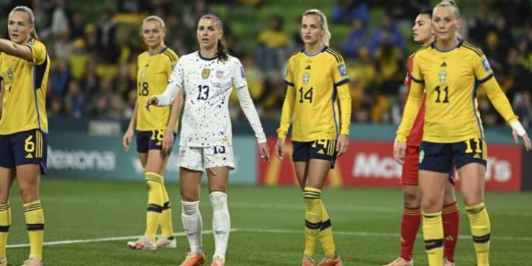 FIFA Kadınlar Dünya Kupası'nda ABD'yi eleyen İsveç, çeyrek finale yükseldi