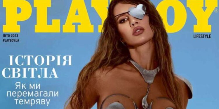 Savaşta yaralanan Ukraynalı model, Playboy'a poz verdi
