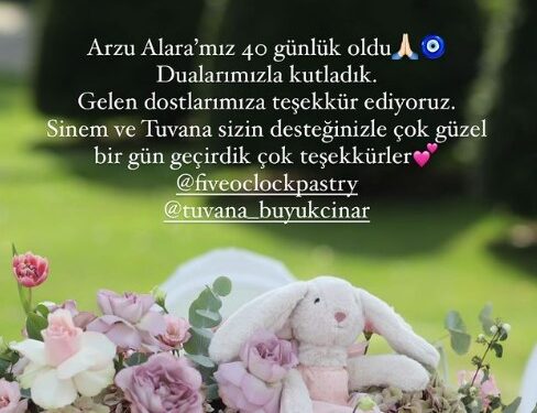 Arzu Alara bebeğin 40'ı çıktı! Sabancı Yalısı'ndaki mevlitte kıyafetler ve dekorasyon göz kamaştırdı