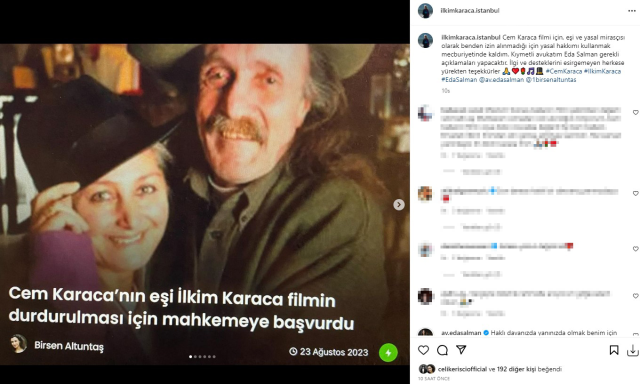 cem-karaca-nin-esi-ilkim-karaca-cekimlerine-16258474_9870_m Cem Karaca'nın eşi İlkim Karaca, çekimlerine başlanan filmin durdurulması için mahkemeye başvurdu