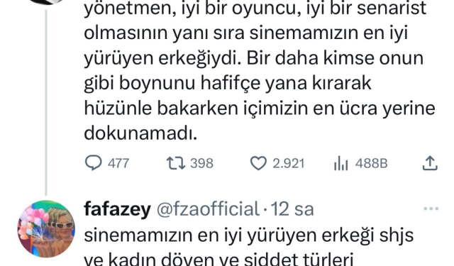 Farah Zeynep Abdullah'ın Yılmaz Güney yorumu tartışma yarattı: Sinemamızın kadın döven erkeği