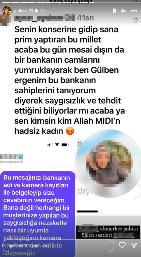 gulben-ergen-kendisini-bankada-olay-cikarmakla-16233777_6402_m-1 Gülben Ergen, kendisini bankada olay çıkarmakla suçlayan takipçisi ifşa edip ateş püskürdü: Kamera kayıtlarıyla belgeleyeceğim