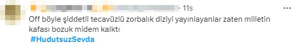 Hudutsuz Sevda dizisindeki kadına şiddet ve tecavüz sahneleriyle izleyicileri ayaklandırdı