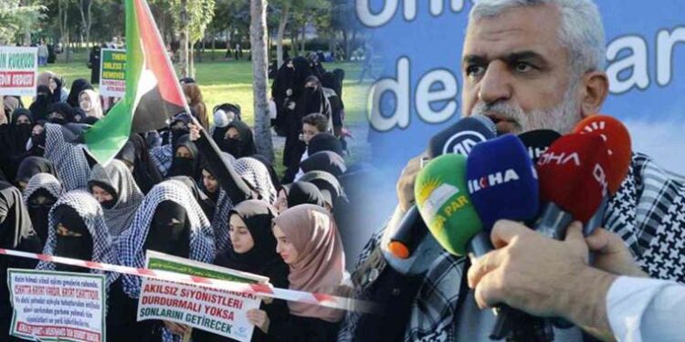 HÜDA PAR'dan Diyarbakır'da Filistinlilere destek çağrısı