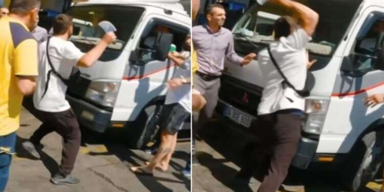 Maltepe’de akaryakıt istasyonunda 'satırlı' kavga!