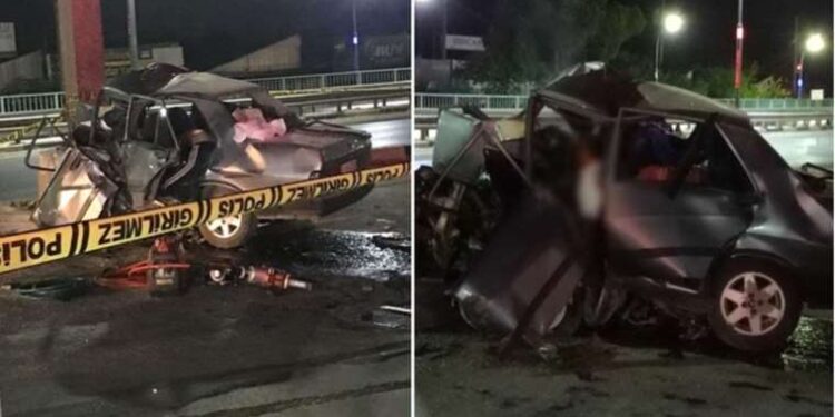 100 metre arayla 2 kaza yaşandı: 4 kişi yaralandı!