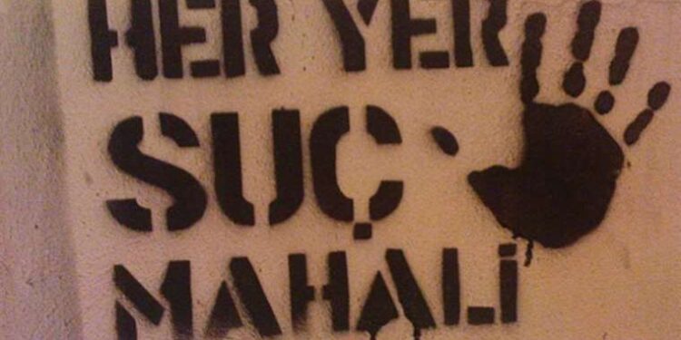 HDP İl Başkanlığının tabelasını söküp, çöp konteynerine attı