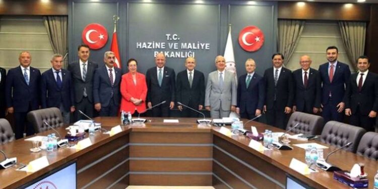 Sanayicilerden Hazine ve Maliye Bakanı Şimşek'e ziyaret