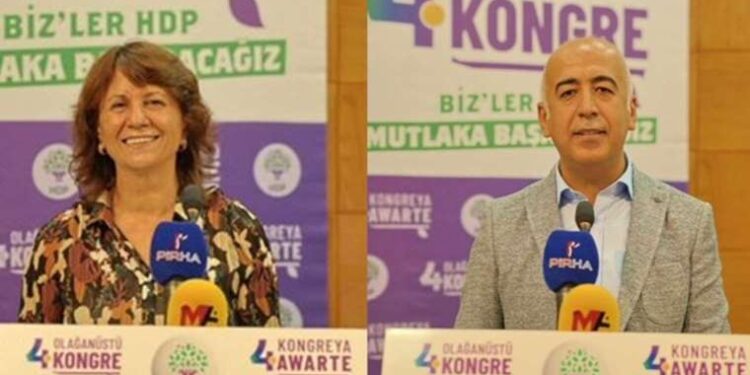 HDP 4'üncü olağanüstü kongresini yaptı: Yeni eş genel başkanlar Sultan Özcan ve Cahit Kırkazak'tan ilk mesaj