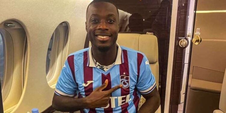 Trabzonspor, Nicolas Pepe'yi KAP'a bildirdi