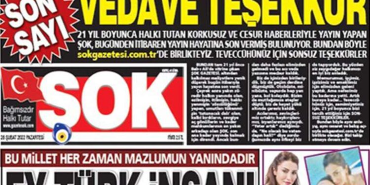 Basılı yayıma son vermişti, Şok gazetesi geri dönüyor