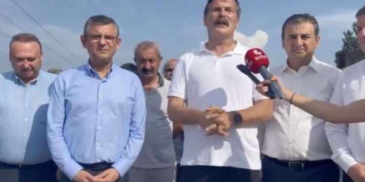 Özgür Özel Can Atalay için Özgürlük Yürüyüşü'ne katıldı: 'Gezi'deki tüm tutukluluklar kanunsuz ve hukuksuzdur'