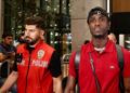 Beşiktaş'ın yeni transferi Eric Bailly, İstanbul'a geldi