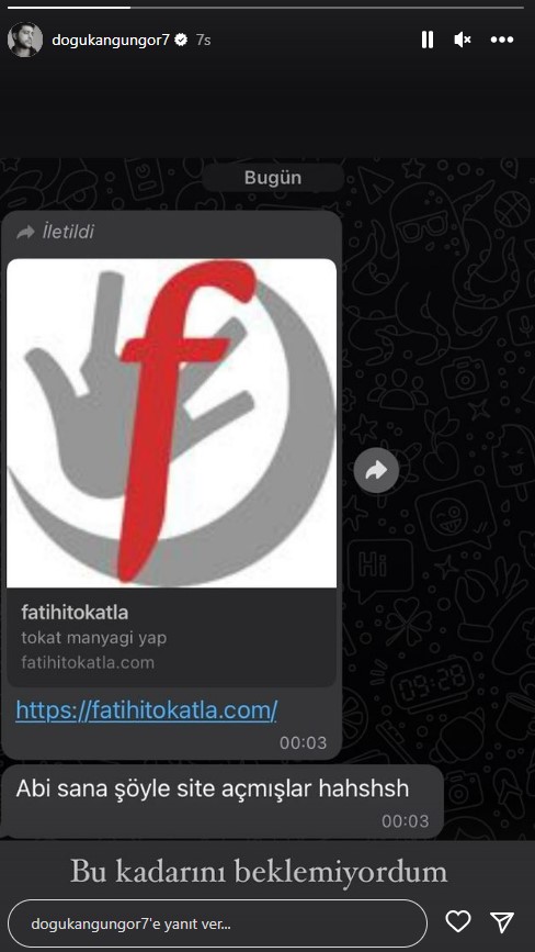 Kızılcık Şerbeti'ndeki rolüyle tepki çeken Doğukan Güngör için 'Fatih'i tokatla' diye site açıldı