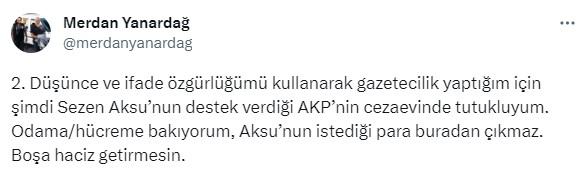 Sezen Aksu, kendisini eleştiren Merdan Yanardağ'a tazminat davası açtı