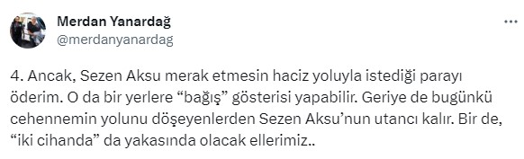 Sezen Aksu, kendisini eleştiren Merdan Yanardağ'a tazminat davası açtı