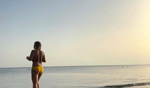 Ünlü Oyuncu Pelin Öztekin, 6 Ayda 53 Kilo Verdi ve Tatil Fotoğrafını Paylaştı