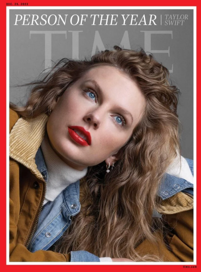 Başarıdan başarıya koşan yıldız şarkıcı Taylor Swift 'Yılın Kişisi' seçildi