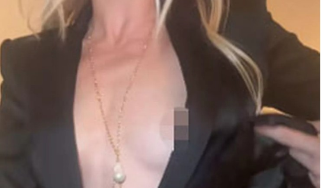 Ünlü TV Yıldızı Georgia Toffolo'nun Elbise Deneme Anında Yaşadığı Talihsizlik